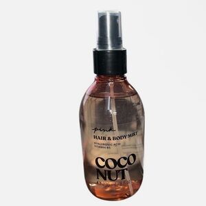 Victoria's Secret Pink Coconut Hair & Body Mist - Clear/Pale Pink